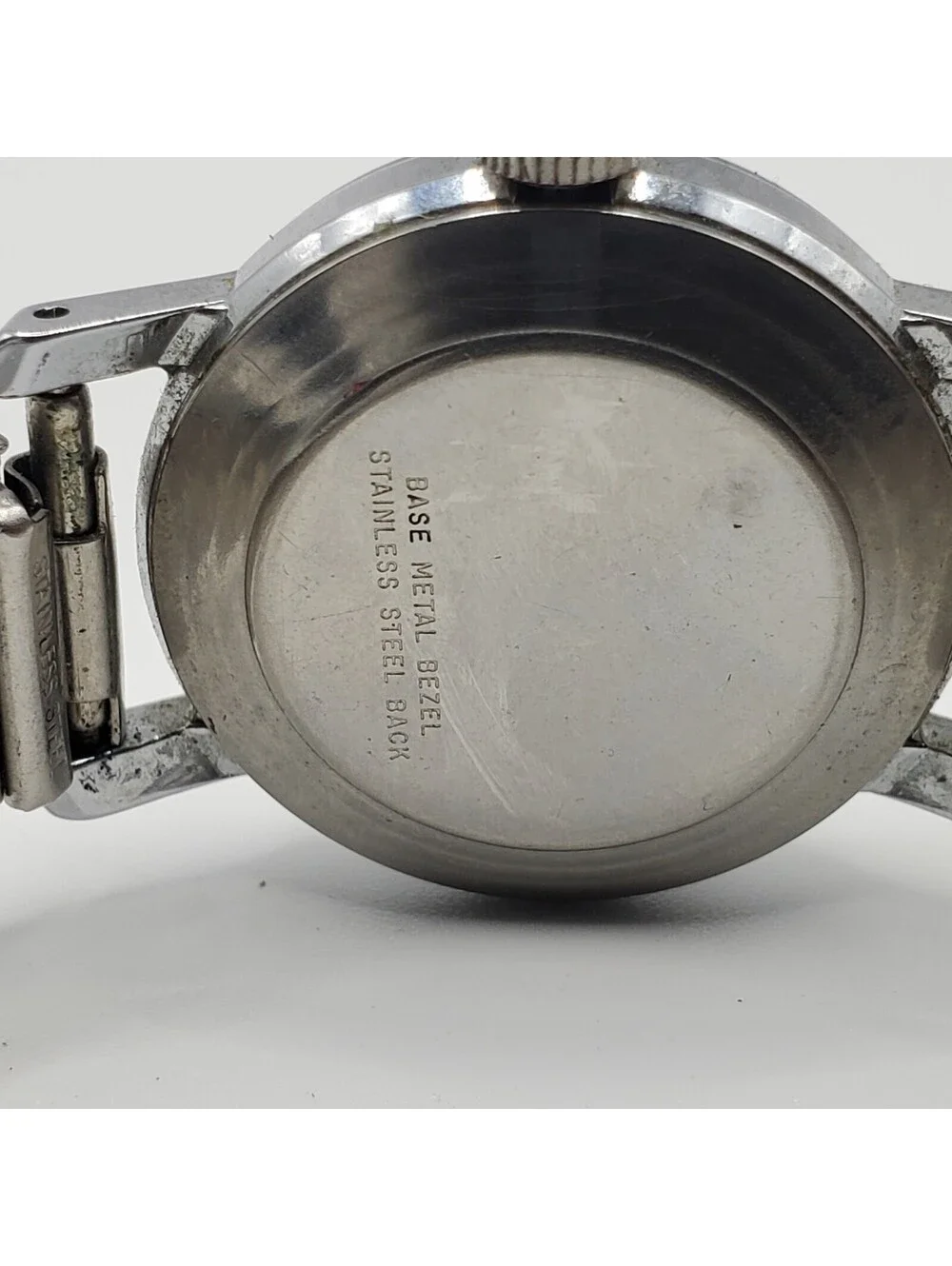 Vintage Timex Mercury Womens Mechanical Watch Silver Tone For Parts Or Repair